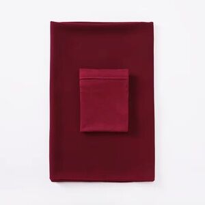 Burgundy chiffon 2pcs hijab